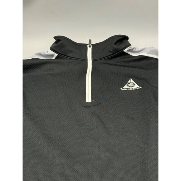 Under Armour Tahoe Donner Black 1/4 hook & loop Pullover Shirt L 2XL Polyester - Picture 4 of 11